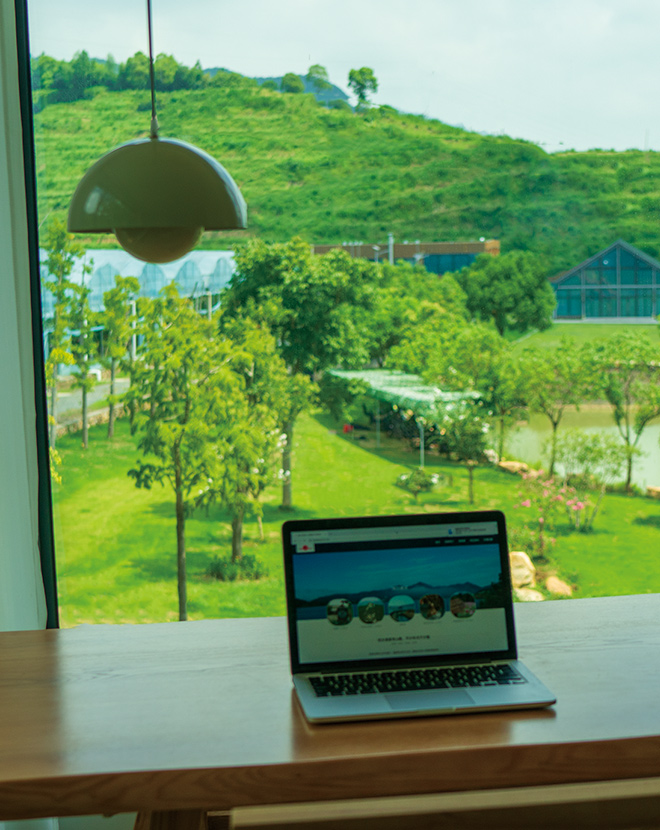 象山花墙村民宿 山海雅舍-书房